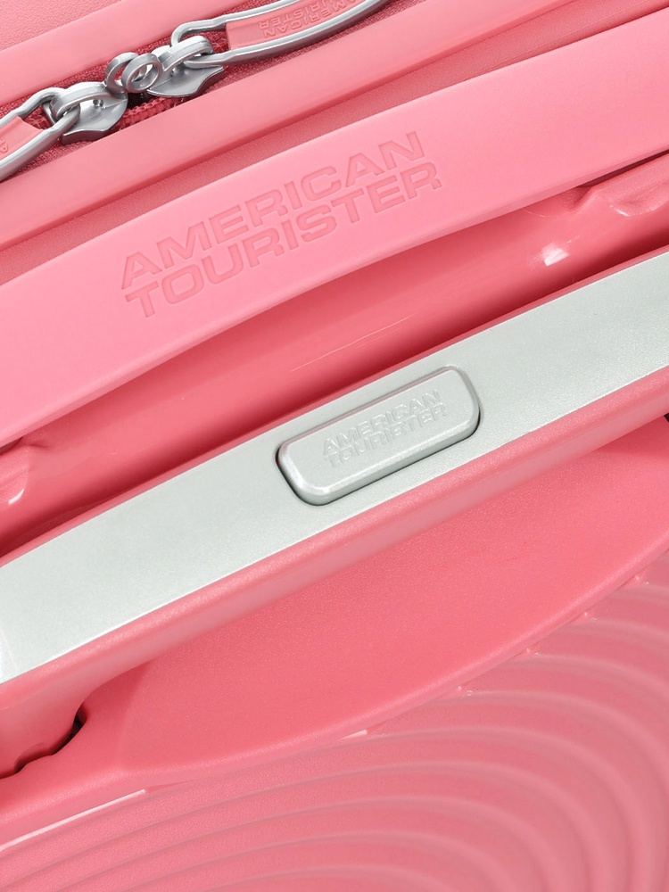 Валіза American Tourister SoundBox Mini із поліпропілену на 4-х колесах MG8*001 Sun Kissed Coral (екстра мала)