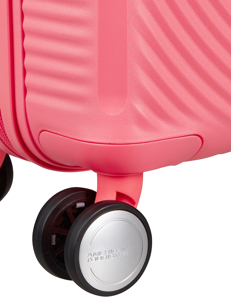 Валіза American Tourister SoundBox Mini із поліпропілену на 4-х колесах MG8*001 Sun Kissed Coral (екстра мала)