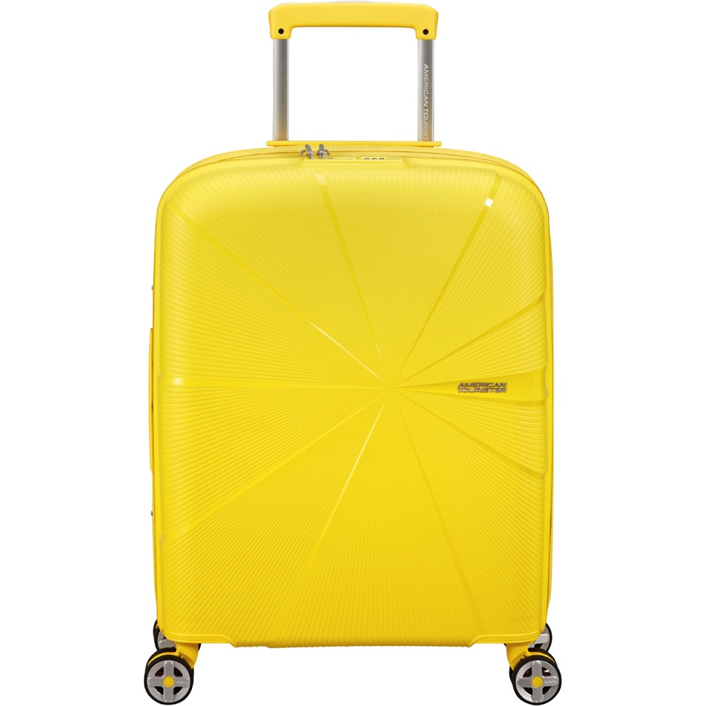 American Tourister Starvibe Ultralight Polypropylene Suitcase on 4 Wheels MD5*002 Electric Lemon (Small)