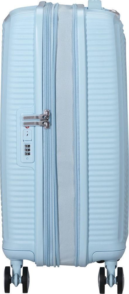 Чемодан American Tourister Soundbox из полипропилена на 4-х колесах 32G*001 Pastel Blue (малый)
