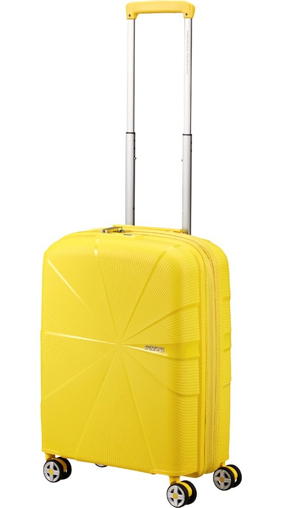 American Tourister Starvibe Ultralight Polypropylene Suitcase on 4 Wheels MD5*002 Electric Lemon (Small)