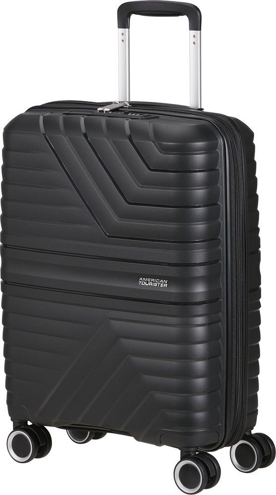 Валіза American Tourister Flytwist із поліпропілену на 4-х колесах MI1*001 Shadow Black (мала)