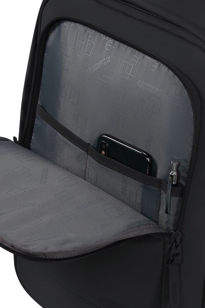 Рюкзак дорожній American Tourister Take2Cabin MS Mono для ручної поклажі в Wizz Air /Ryanair та ноутбука до 15,6" 91G*021 Black