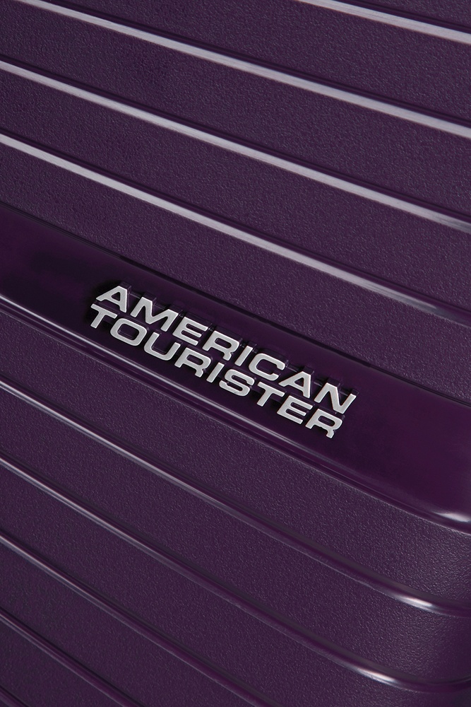 Ultralight suitcase American Tourister Airconic made of polypropylene on 4 wheels 88G*001 Dark Plum (small)