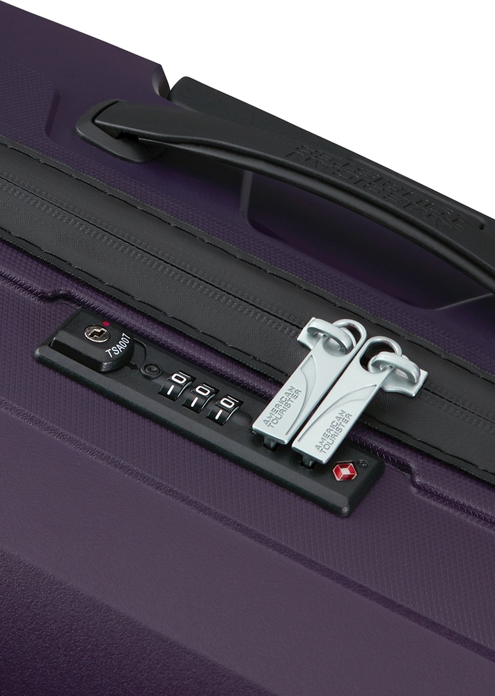 Ultralight suitcase American Tourister Airconic made of polypropylene on 4 wheels 88G*001 Dark Plum (small)