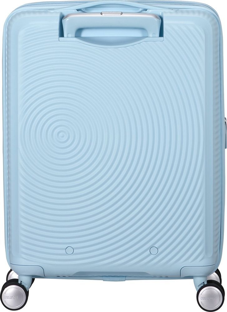 Чемодан American Tourister Soundbox из полипропилена на 4-х колесах 32G*001 Pastel Blue (малый)