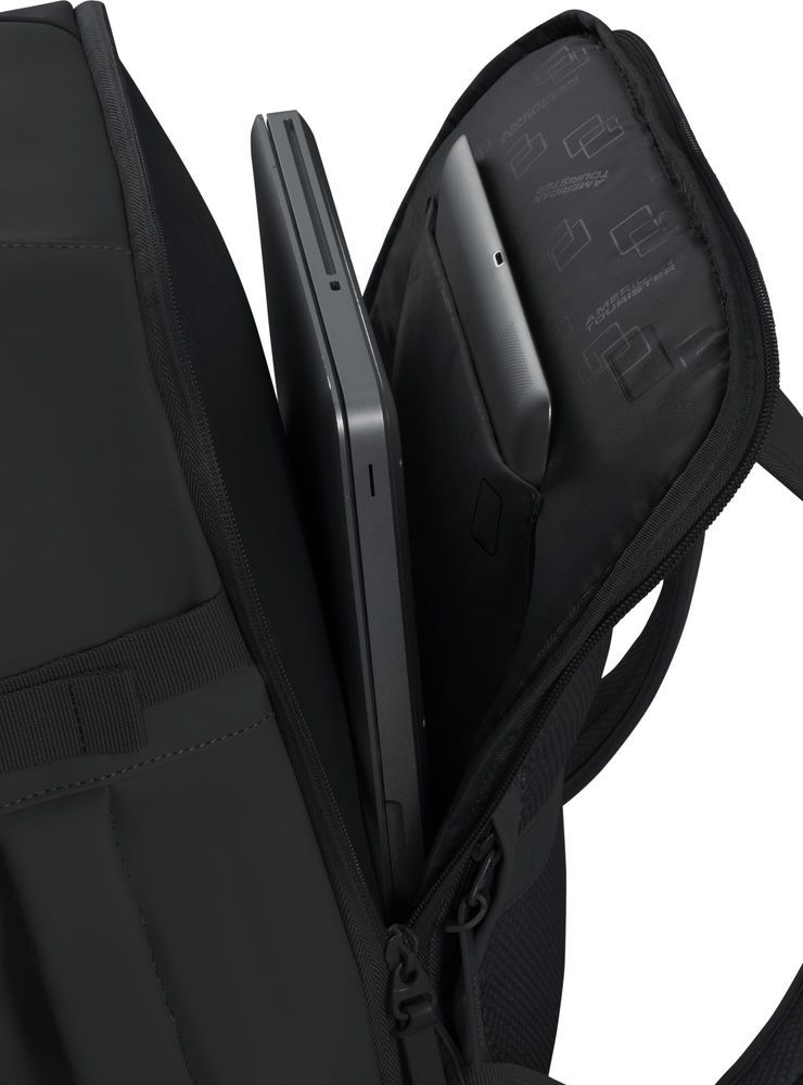 Рюкзак дорожній American Tourister Take2Cabin MS Mono для ручної поклажі в Wizz Air /Ryanair та ноутбука до 15,6" 91G*021 Black