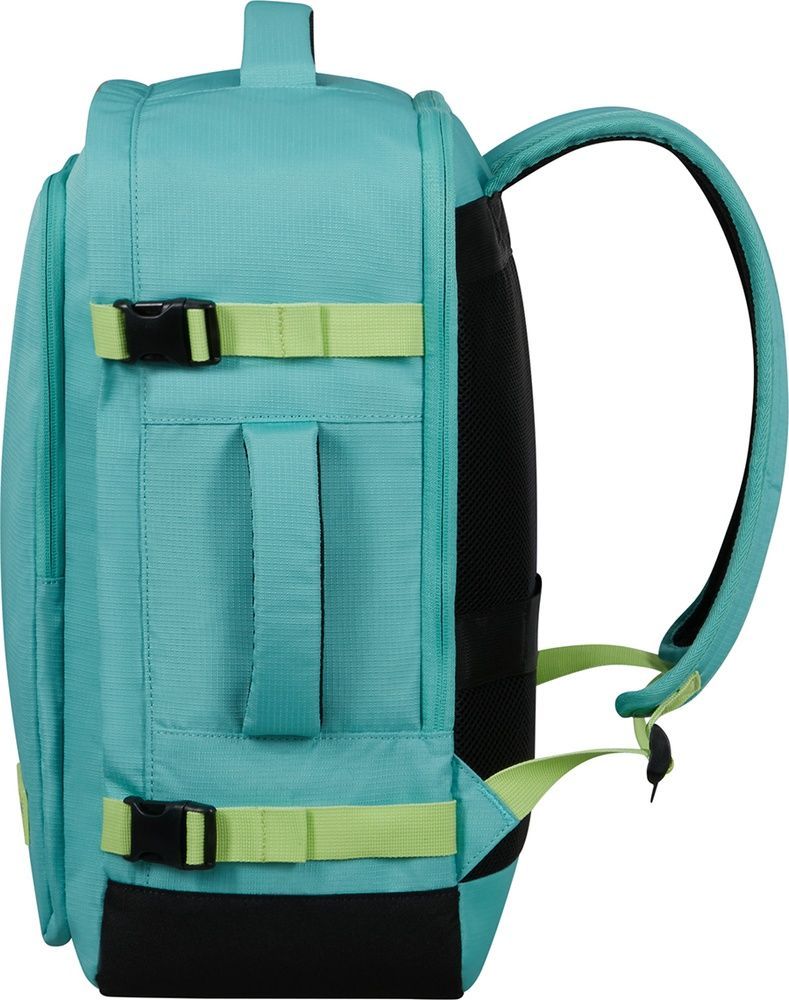 Рюкзак дорожный American Tourister Take2Cabin M с отделением для ноутбука до 15,6" 91G*005 Dusty Turquoise/Lime
