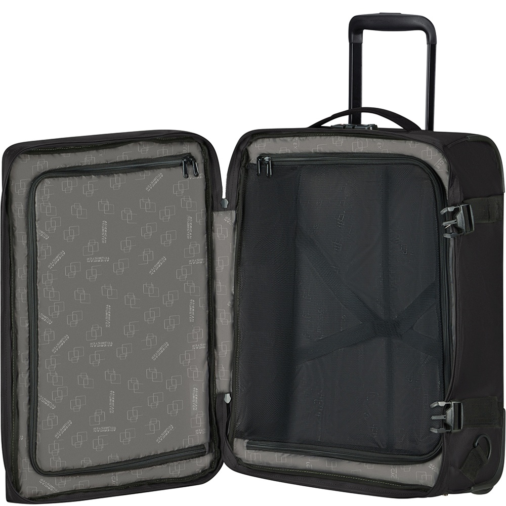 Backpack on wheels American Tourister Urban Track with a compartment for a laptop up to 15.6" MD1*007 Asphalt Black