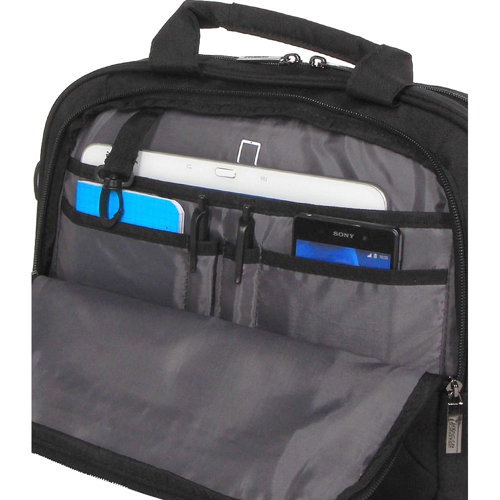 Casual bag American Tourister AT Work for laptop up to 13,3"-14,1" 33G*004 Black Orange