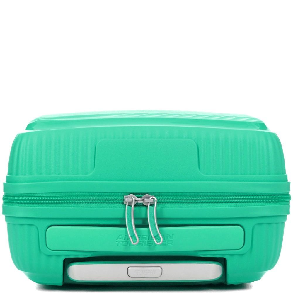 Валіза American Tourister SoundBox Mini із поліпропілену на 4-х колесах MG8*001 Bright Green (екстра мала)
