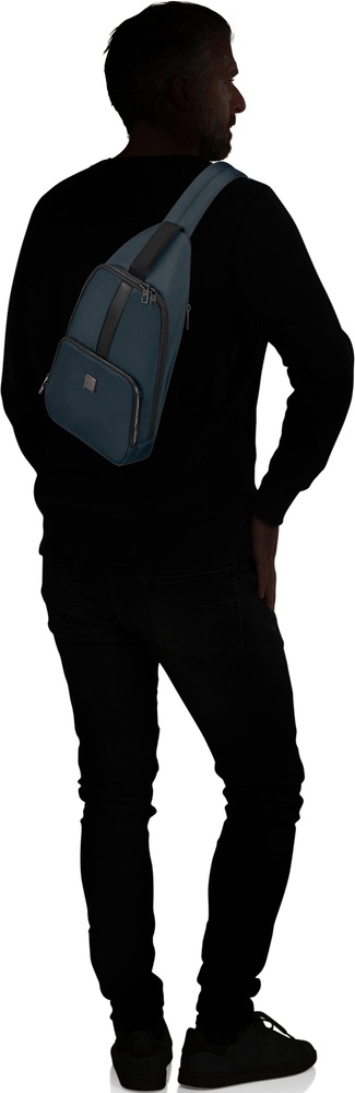 Рюкзак-слинг с отделением для планшета Samsonite Sacksquare KL5*005 Blue