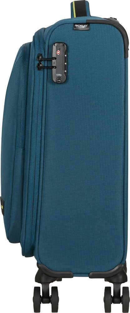 Suitcase American Tourister Take2Cabin textile on 4 wheels 91G*008 Harbor Blue (small)