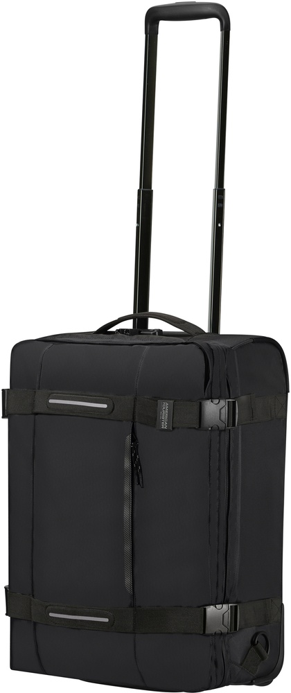 Backpack on wheels American Tourister Urban Track with a compartment for a laptop up to 15.6" MD1*007 Asphalt Black