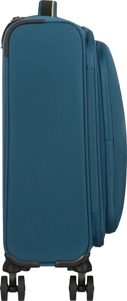 Suitcase American Tourister Take2Cabin textile on 4 wheels 91G*008 Harbor Blue (small)