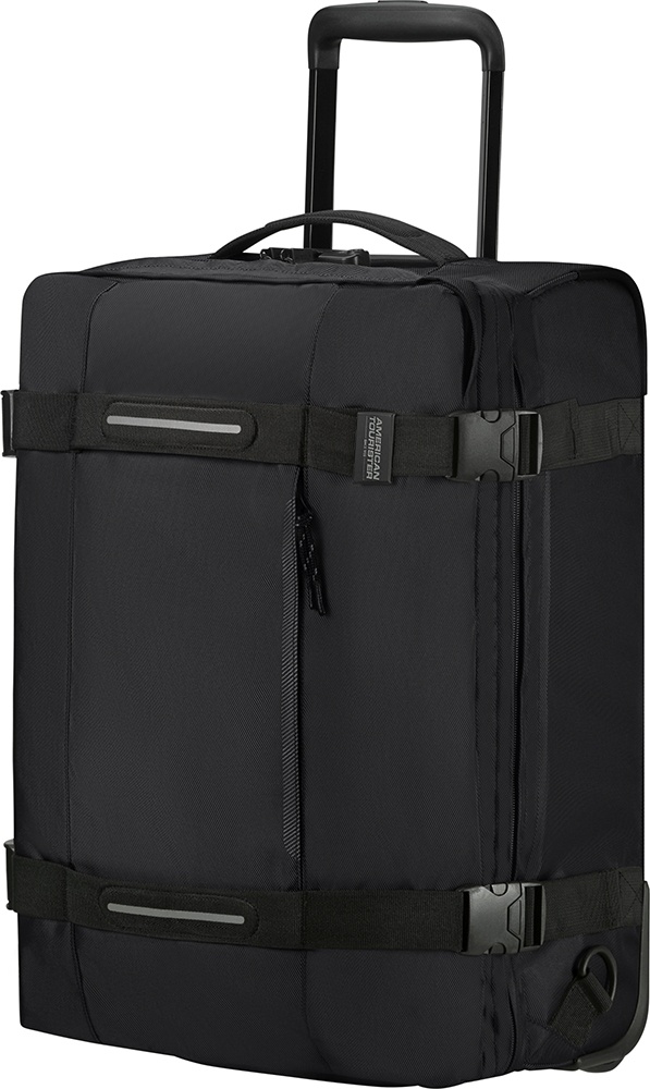 Backpack on wheels American Tourister Urban Track with a compartment for a laptop up to 15.6" MD1*007 Asphalt Black