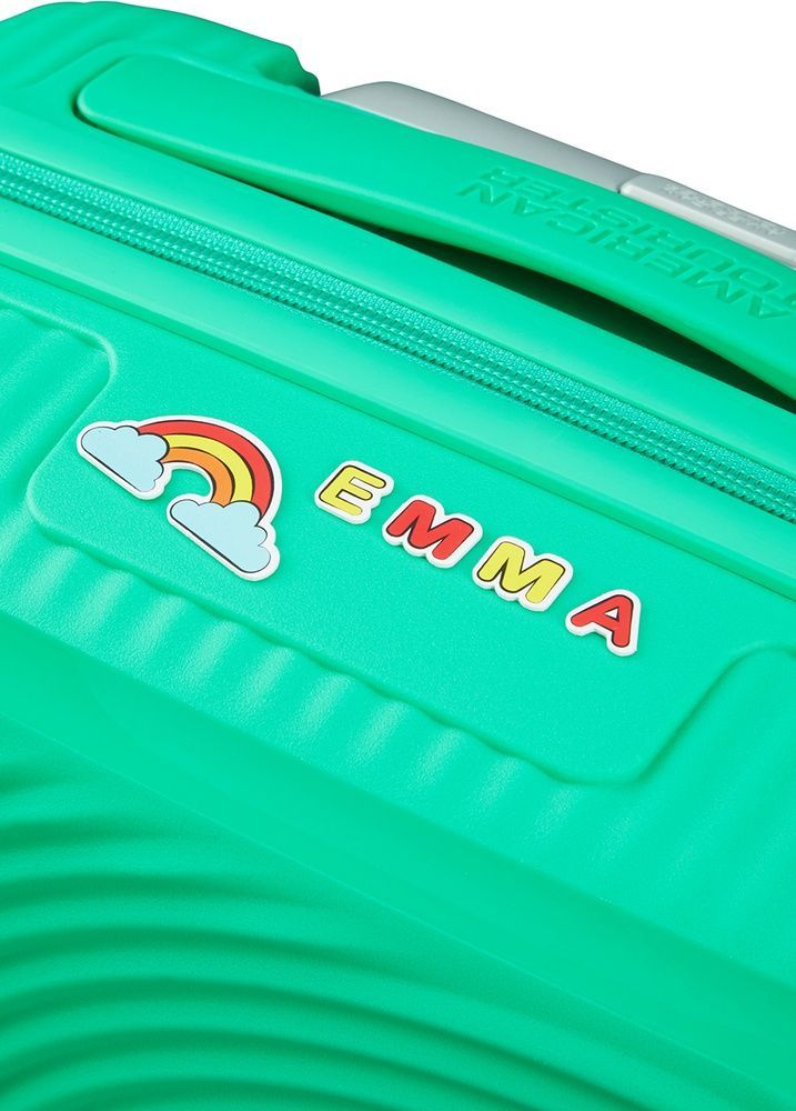 Валіза American Tourister SoundBox Mini із поліпропілену на 4-х колесах MG8*001 Bright Green (екстра мала)