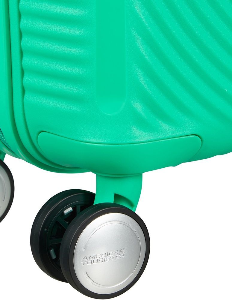 Валіза American Tourister SoundBox Mini із поліпропілену на 4-х колесах MG8*001 Bright Green (екстра мала)