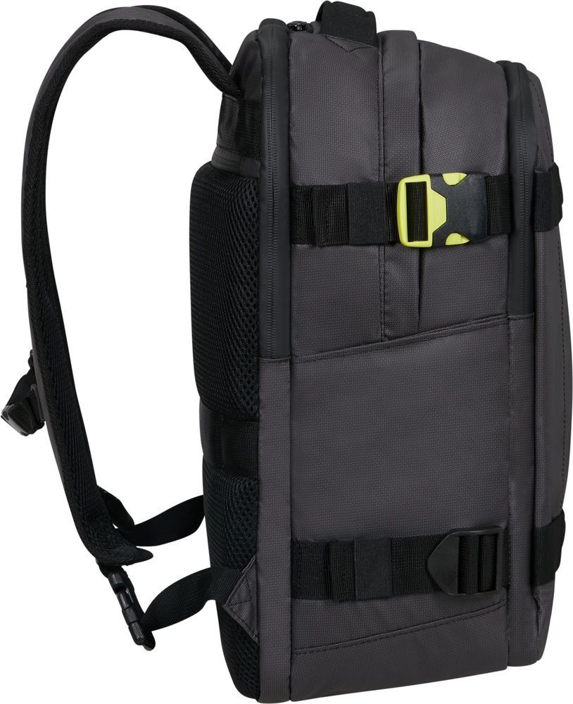 American Tourister Urban Track backpack with moisture protection and laptop up to 15,6" MD1*212 LMTD Black/Lime