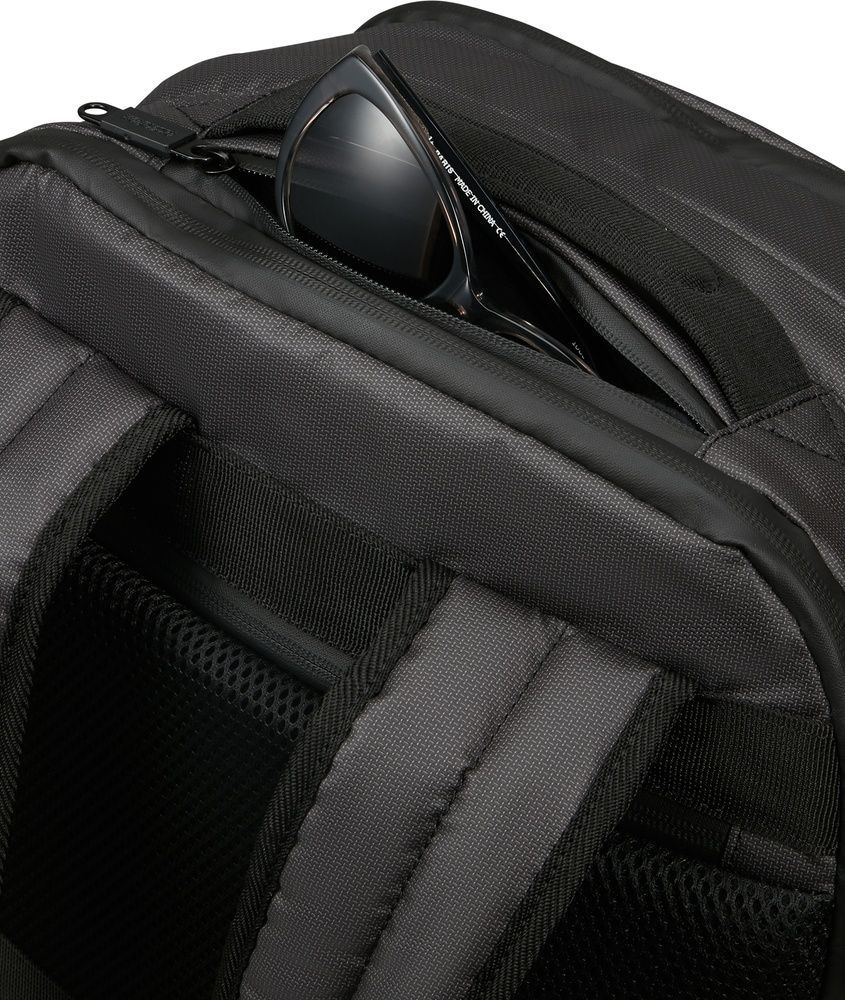 American Tourister Urban Track backpack with moisture protection and laptop up to 15,6" MD1*212 LMTD Black/Lime