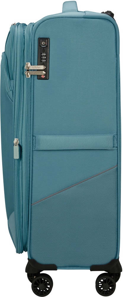 Валіза American Tourister Summerride текстильна на 4-х колесах ME7*005;01 Breeze Blue (середня)