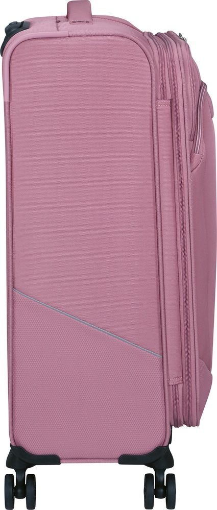 Чемодан American Tourister Summerride текстильный на 4-х колесах ME7*005;81 Lilas Pink (средний)