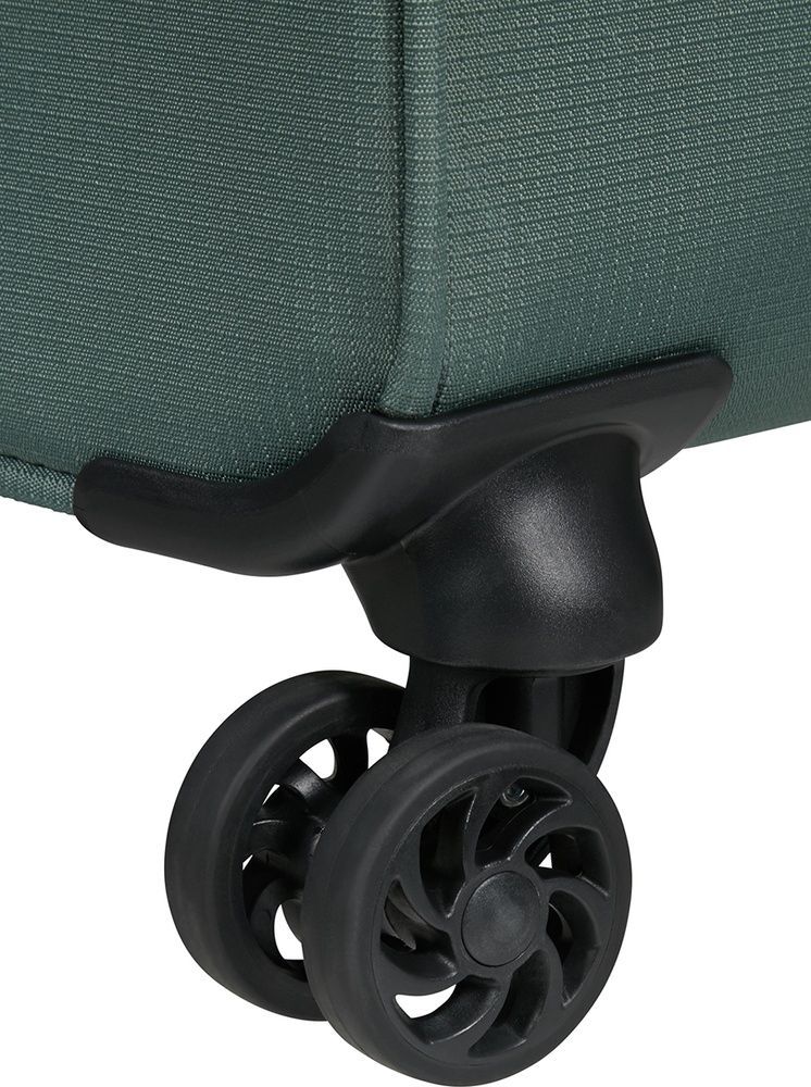 Валіза American Tourister Take2Cabin текстильна на 4-х колесах 91G*008 Dark Forest (мала)
