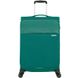 Ультралегка валіза American Tourister Lite Ray текстильна на 4-х колесах 94g*004 Forest Green (середня)