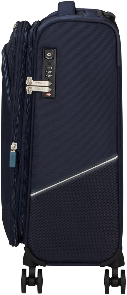 Чемодан American Tourister Summerride текстильный на 4-х колесах ME7*004;41 Navy (малый)