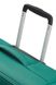 Ultralight suitcase American Tourister Lite Ray textile on 4 wheels 94g*005 Forest Green (large)