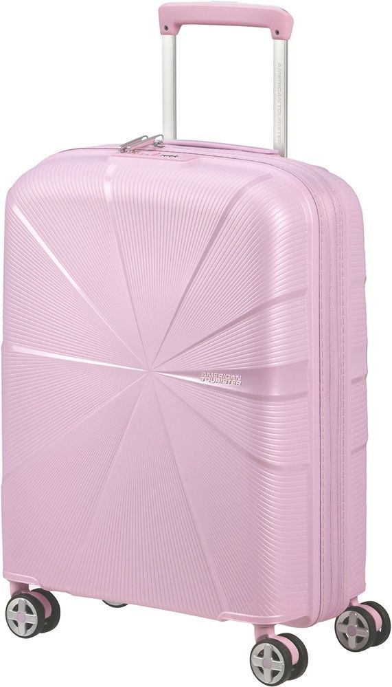 Чемодан American Tourister Starvibe из полипропилена на 4-х колесах MD5*002 Metallic Pastel Lavender (малый)