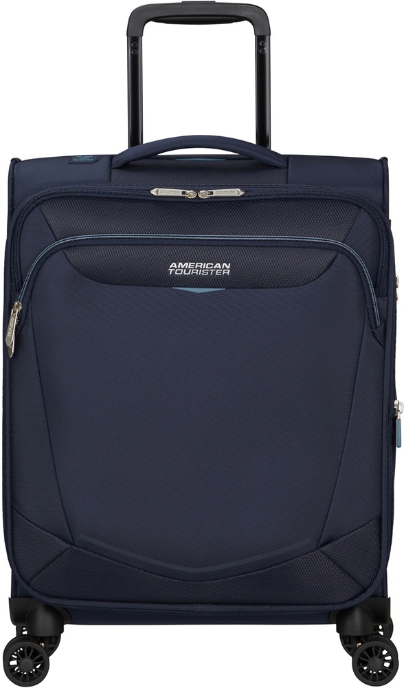 Валіза American Tourister Summerride текстильна на 4-х колесах ME7*004;41 Navy (мала)