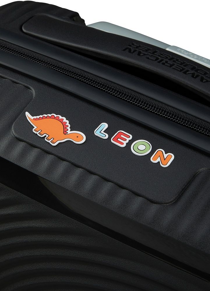 Suitcase American Tourister SoundBox Mini made of polypropylene on 4 wheels MG8*001 Bass Black (extra small)