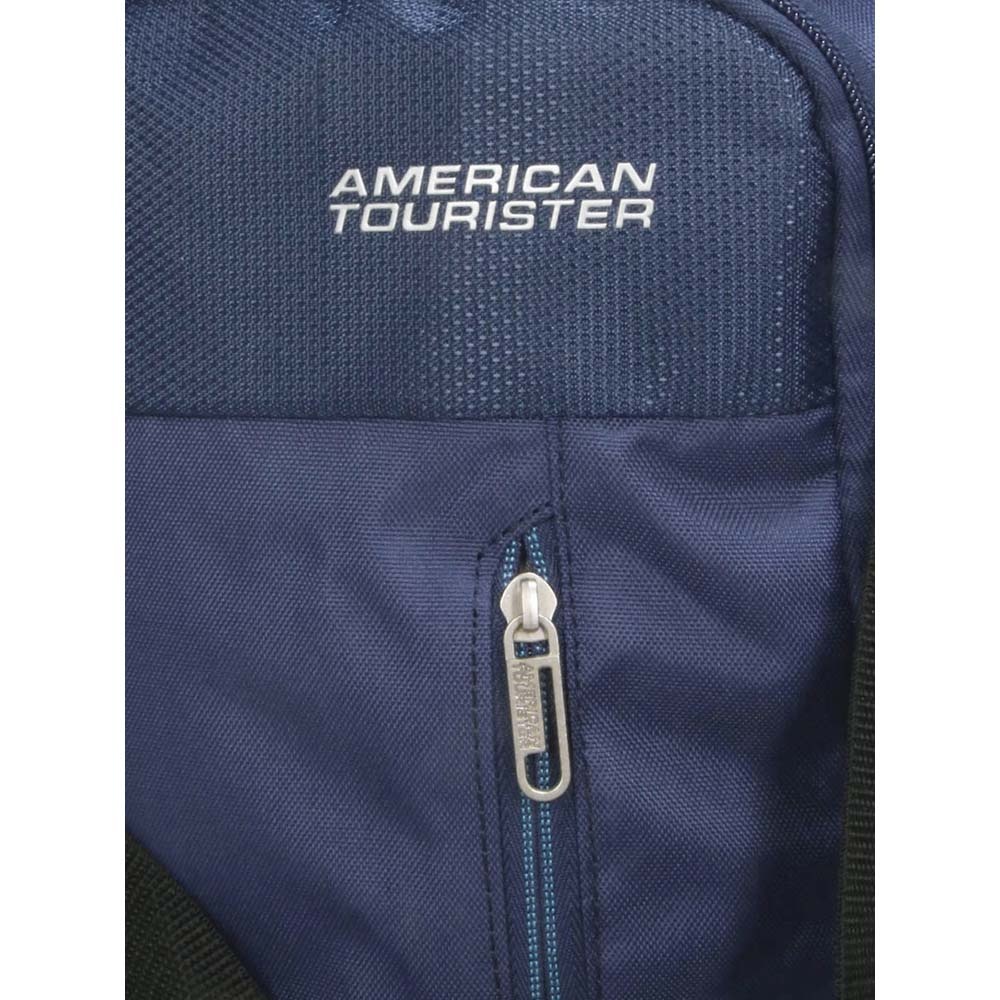 Дорожная сумка American Tourister Heat Wave текстильная на 2-х колесах 95G*005 Combat Navy (малая)