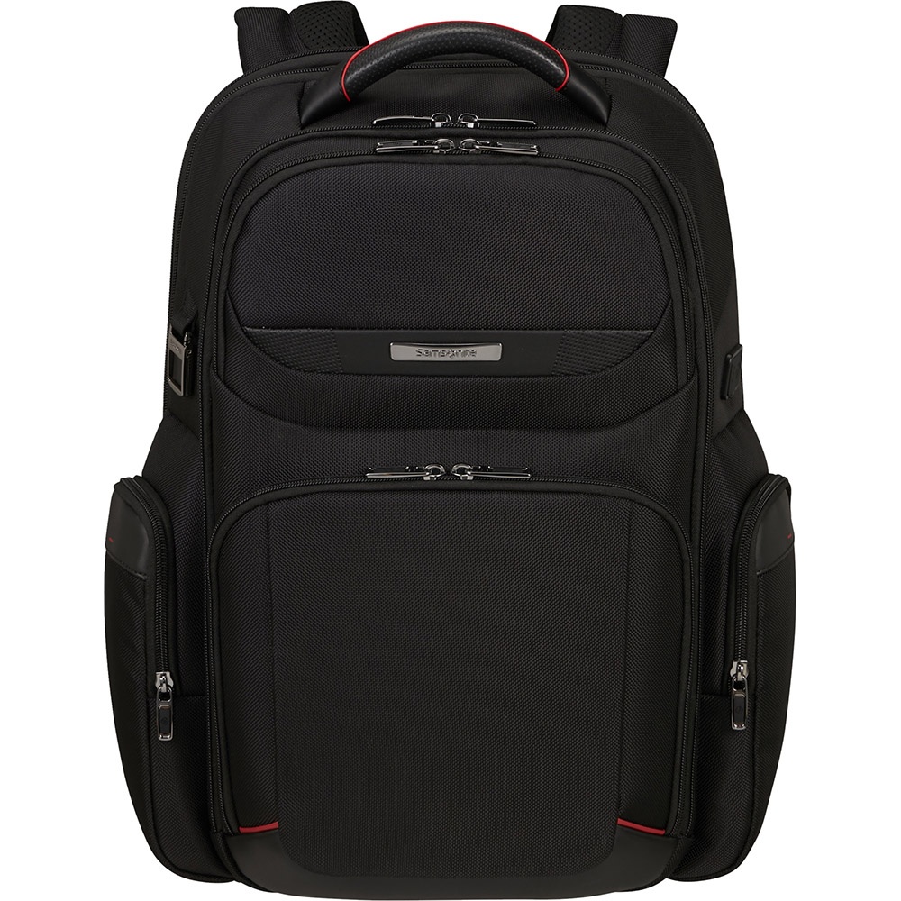 Backpack with laptop compartment 17,3" Samsonite PRO-DLX 6 3V EXP KM2*009 Black