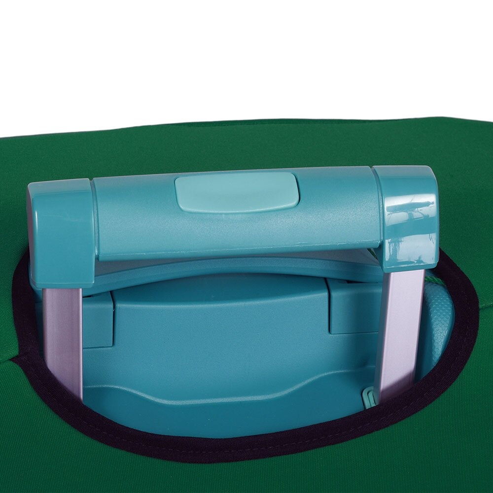 Універсальний захисний чохол для малої валізи 8003-32 темно-зелений (пляшковий)