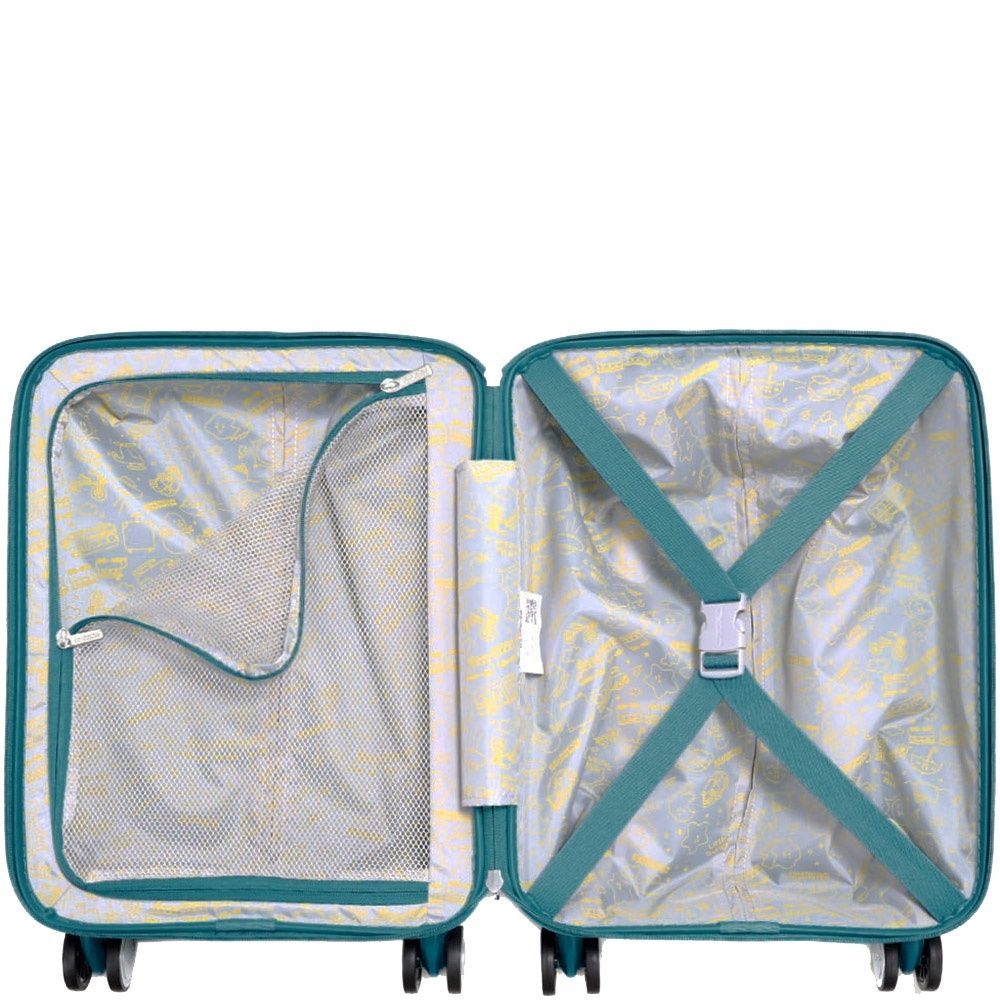 Валіза American Tourister SoundBox Mini із поліпропілену на 4-х колесах MG8*001 Deep Teal (екстра мала)