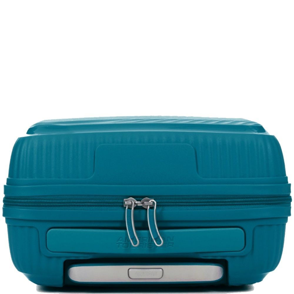 Валіза American Tourister SoundBox Mini із поліпропілену на 4-х колесах MG8*001 Deep Teal (екстра мала)