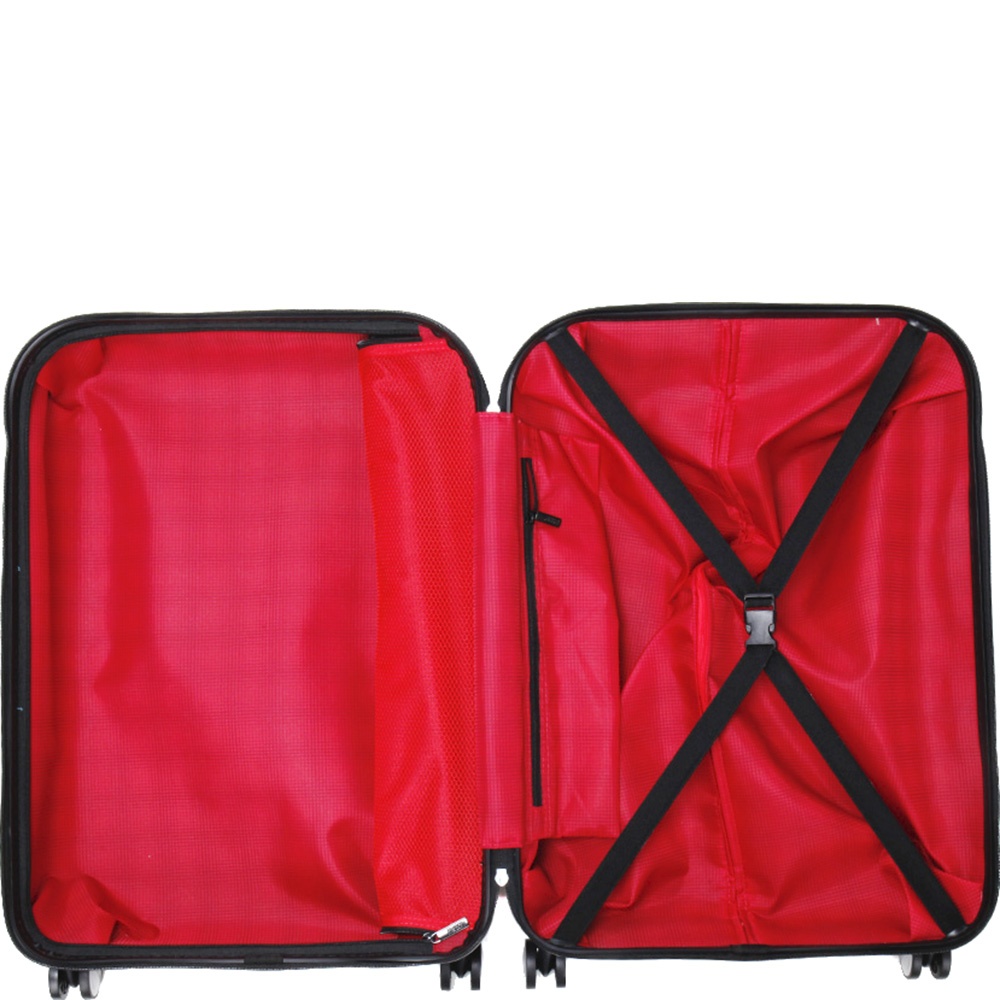 Suitcase American Tourister Wavebreaker Disney made of ABS plastic on 4 wheels 31C*004 Mickey Comics Red (medium)