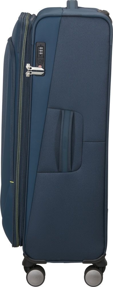 Suitcase American Tourister Wanderlite textile on 4 wheels MJ6*006 Dark Navy (large)