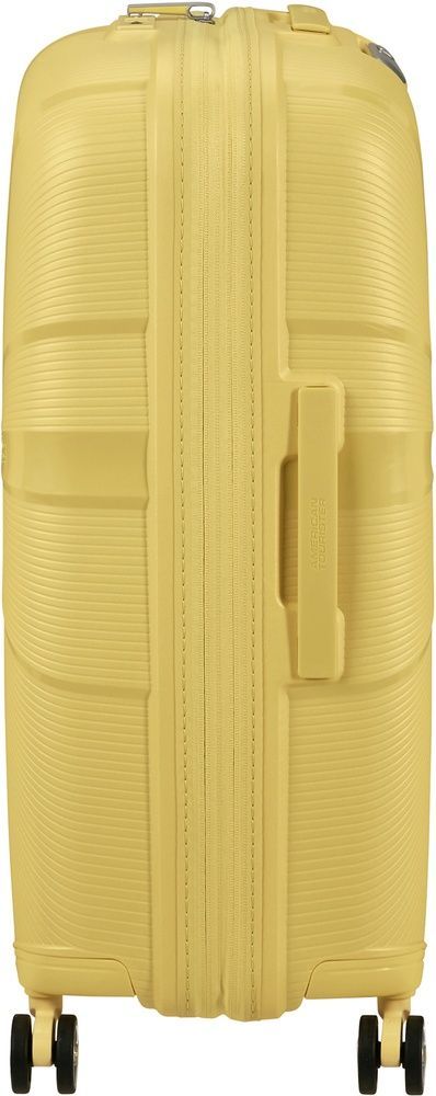 Suitcase American Tourister Starvibe made of polypropylene on 4 wheels MD5*003 Metallic Banana (medium)