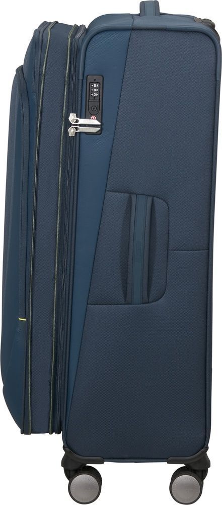Suitcase American Tourister Wanderlite textile on 4 wheels MJ6*006 Dark Navy (large)