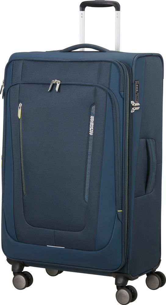 Suitcase American Tourister Wanderlite textile on 4 wheels MJ6*006 Dark Navy (large)
