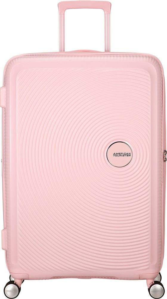 Валіза American Tourister Soundbox із поліпропілену на 4-х колесах 32G*003 Pastel Pink (велика)