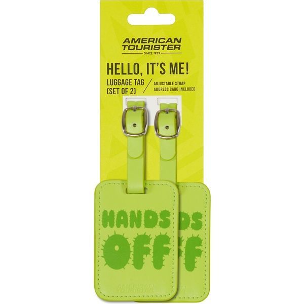 Набір адресних бірок American Tourister Ta MF3*009;32 Print Hands Off (2 шт)