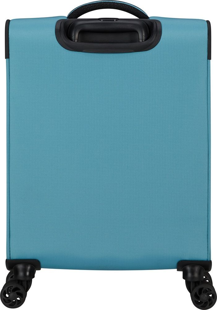 Чемодан American Tourister Take2Cabin текстильный на 4-х колесах 91G*008 Breeze Blue (малый)