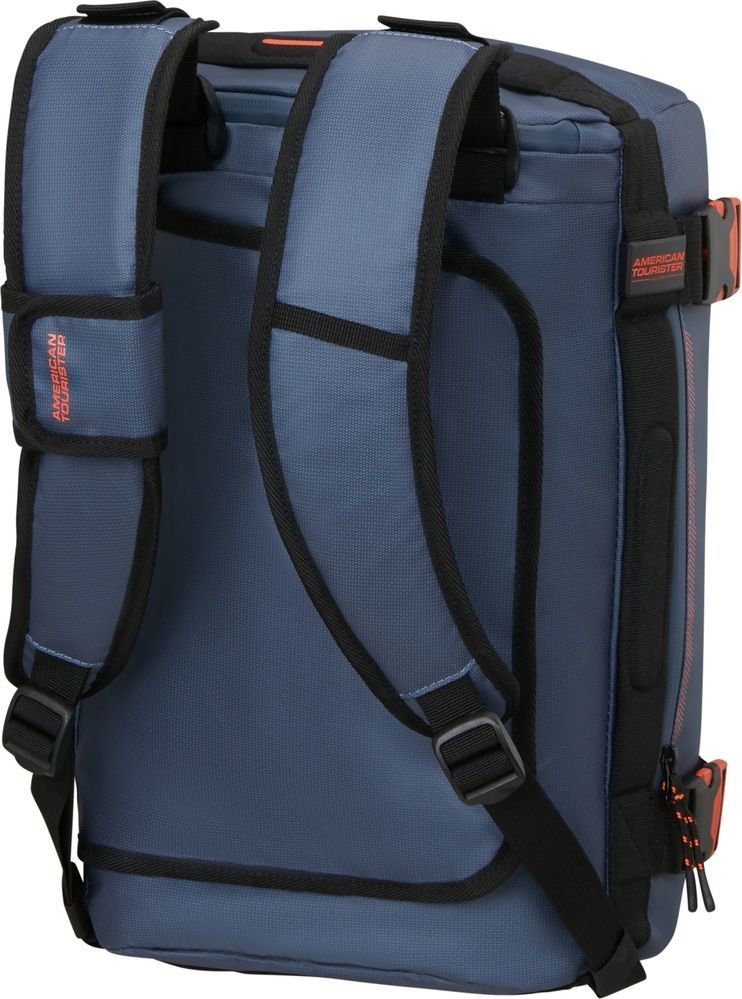 American Tourister Urban Track S backpack bag for hand luggage in Wizz Air/Ryanair with moisture-proofing MD1*216 LMTD Navy/Orange